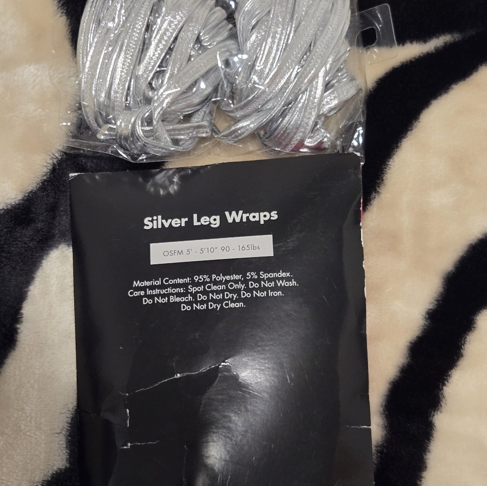 Silver Leg Wraps - Picture 2 of 2